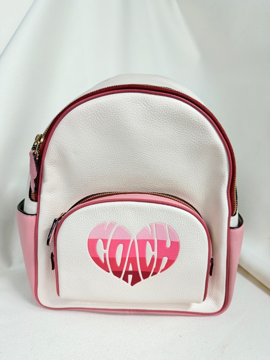 Coach Court Backpack With Stripe Heart Motif CA246 main image 5